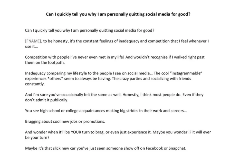 Mental Health / Westberry Institute - Long-Form Sales Email #2