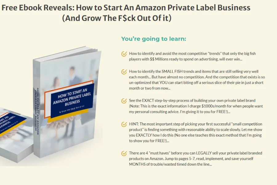 Amazon Ranking Expert - eBook Giveaway Opt-In