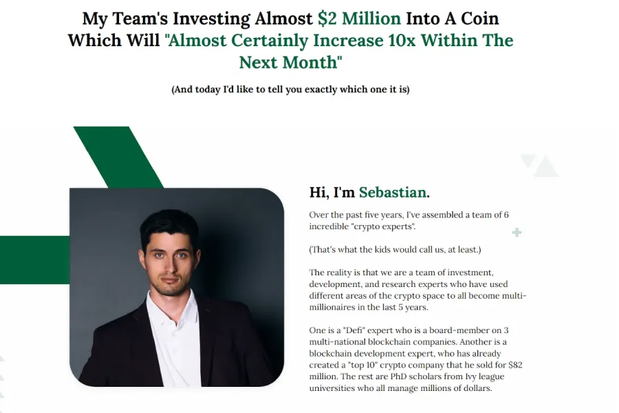 Crypto Opt-In Lead Gen Page (A/B Test #2)