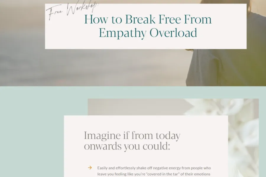 Highly Sensitive People - Lead Capture Page